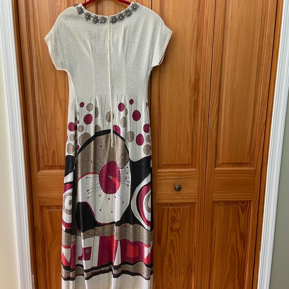 One of Kind Designer Sample Maxi Dress - Picture 6 of 8